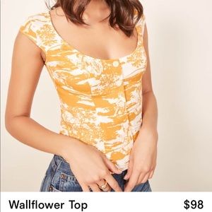 REFORMATION WALLFLOWER TOP